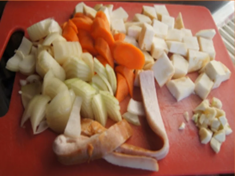 Rezept: Wildschweinbraten mit Steinpilzen und Beilagen Bild Nr. 16283 Wildschweinbraten mit Steinpilzen und Beilagen - Rezept - Bild Nr. 16283