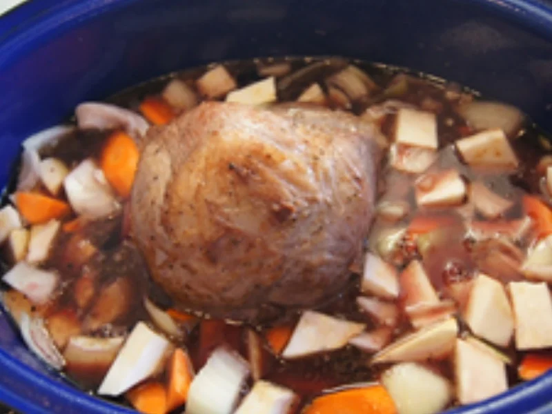 Rezept: Wildschweinbraten mit Steinpilzen und Beilagen Bild Nr. 16288 Wildschweinbraten mit Steinpilzen und Beilagen - Rezept - Bild Nr. 16288