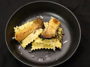 Kürbisravioli mit Salbeibutter und Kräuterseitlingen - Rezept - Bild Nr. 2