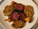 Rehrücken auf Mangold mit Serviettenknödel - Rezept - Bild Nr. 2