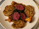Rehrücken auf Mangold mit Serviettenknödel - Rezept - Bild Nr. 2