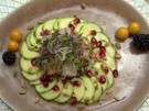 Carpaccio mit Zucchini und Granatapfel - Rezept - Bild Nr. 16299