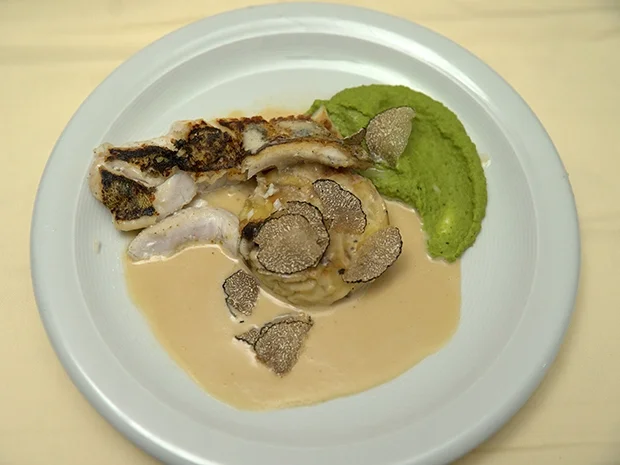 Zanderfilet mit Kartoffelgratin und Champagnersoße - Rezept - Bild Nr. 2