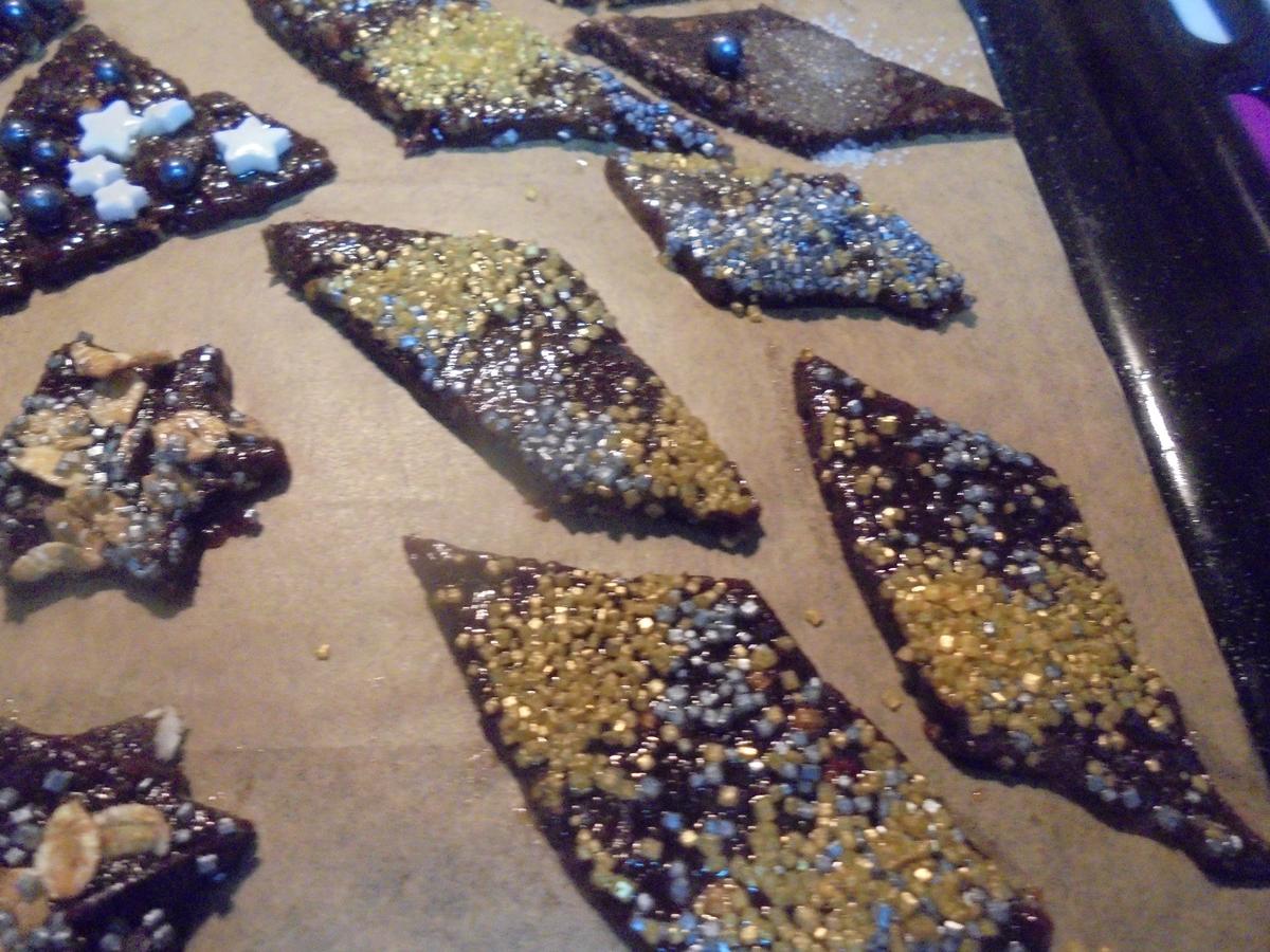 Braune Kuchen mit Sternenstaub - Rezept - Bild Nr. 16306