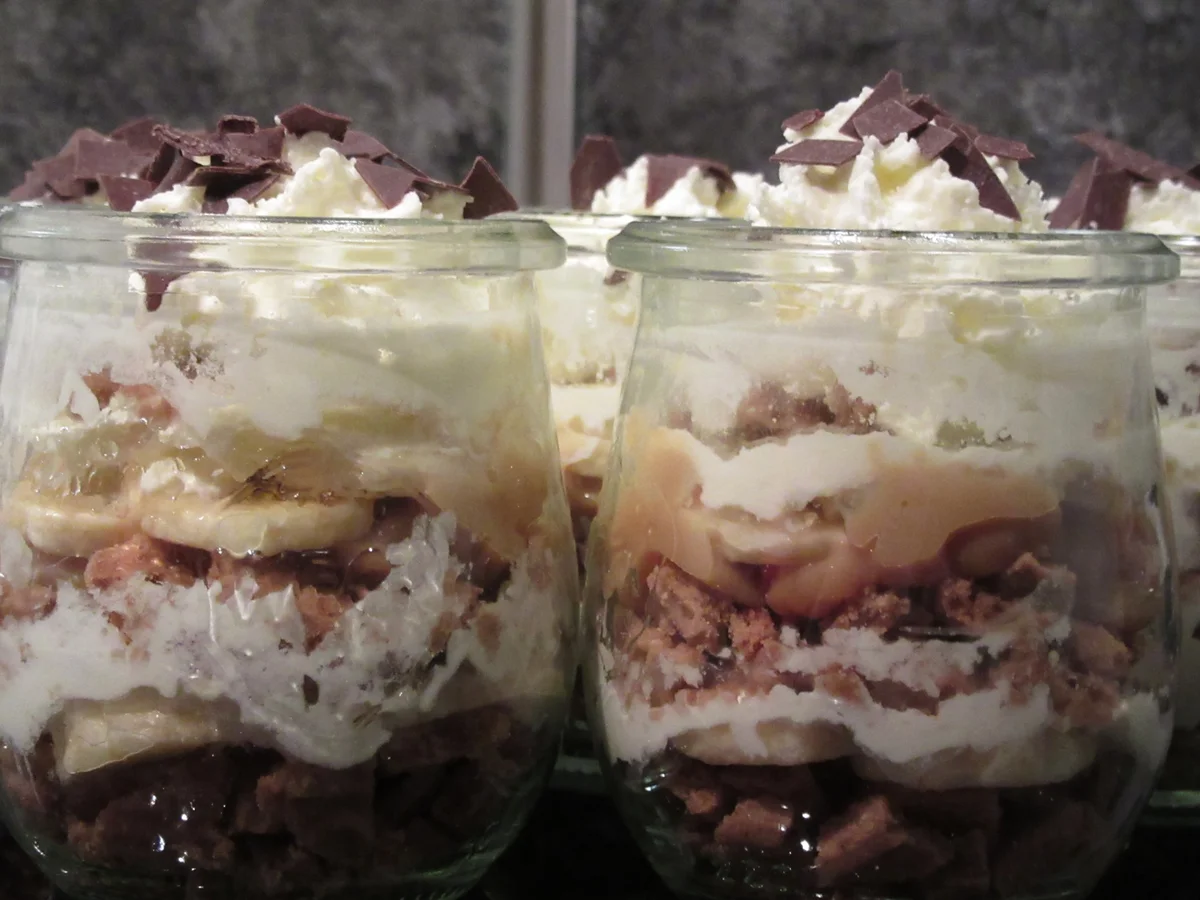 Rezept: Dessert: Bananen-Karamell-Dessert Bild Nr. 3 Dessert: Bananen-Karamell-Dessert - Rezept - Bild Nr. 3