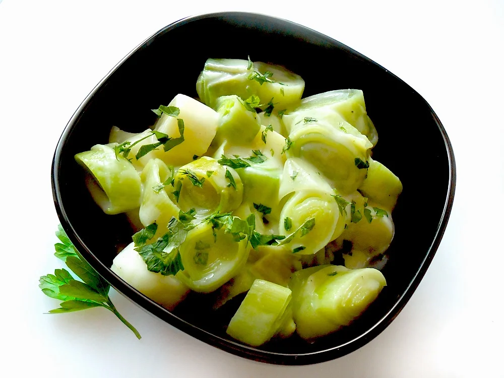 Rezept: Porree in Sauce à la crème Bild Nr. 2 Porree in Sauce à la crème - Rezept - Bild Nr. 2