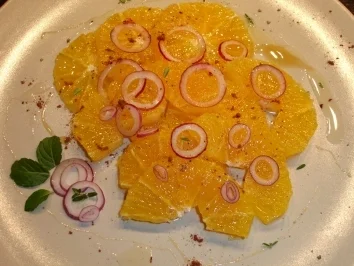 Orangensalat leicht exotisch - Rezept