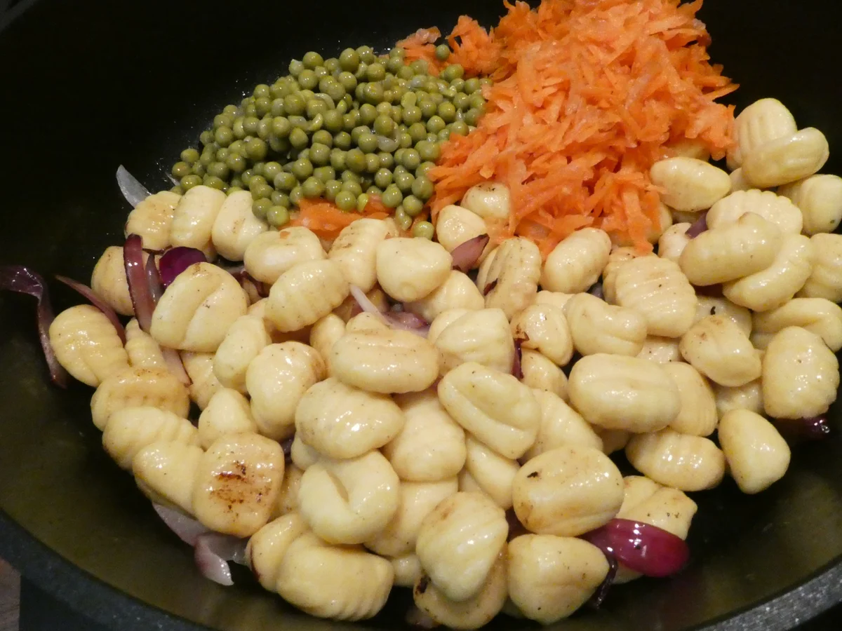 Gnocchi -Pfanne mit Schinken und Ricotta - Rezept - Bild Nr. 16311