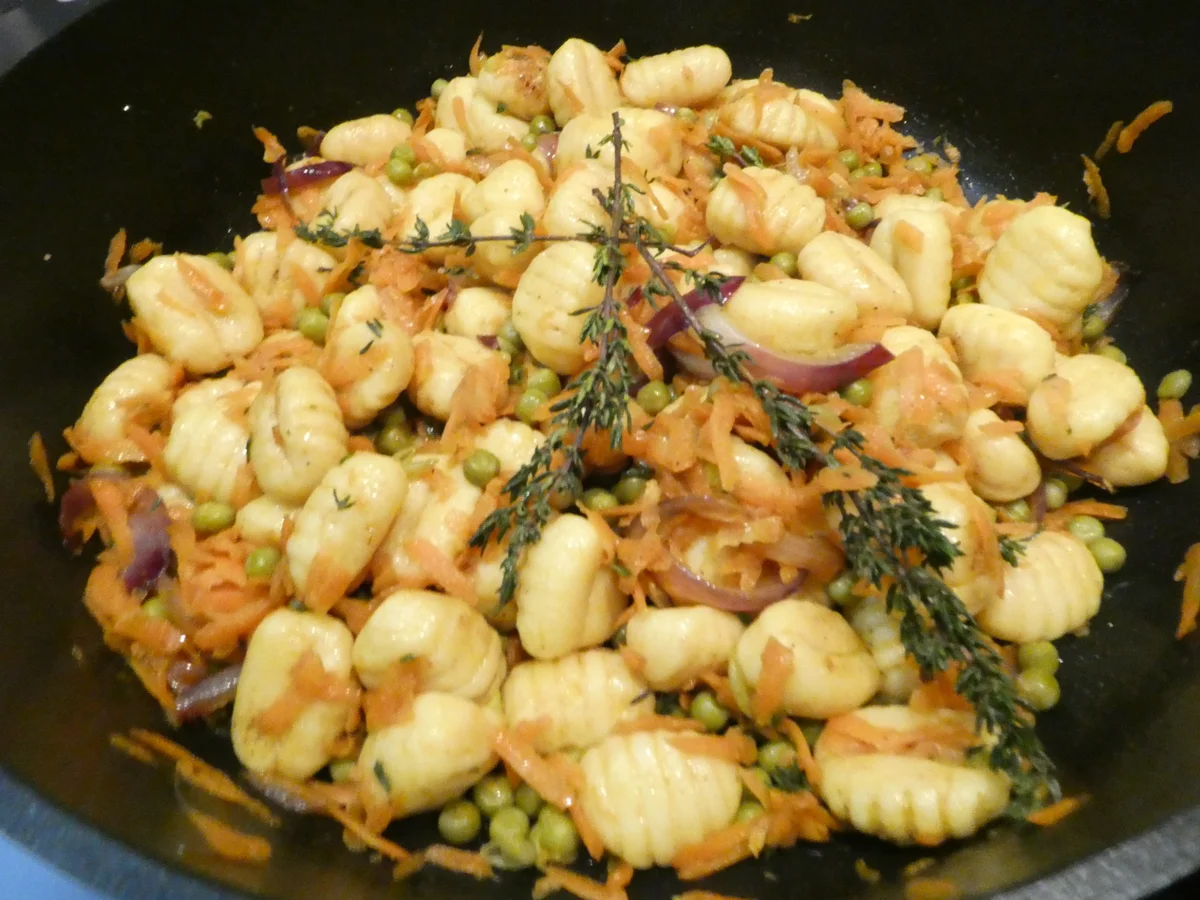 Gnocchi -Pfanne mit Schinken und Ricotta - Rezept - Bild Nr. 16312
