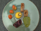 Tiroler Milchkalbsfilet mit Ofentomaten und Fächerkartoffeln - Rezept - Bild Nr. 16306