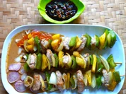 Hühnerfleischspieße Singaraja - Rezept - Bild Nr. 16306