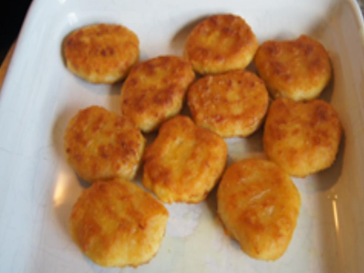 Chicken Nuggets mit Zuckerschoten und Curry-Nudeln - Rezept - Bild Nr. 5