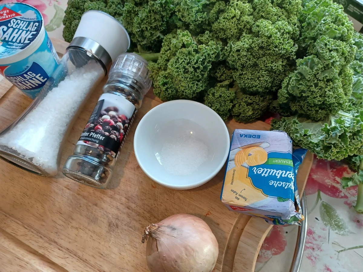 Grünkohl in Sahnesoße - Rezept - Bild Nr. 16308