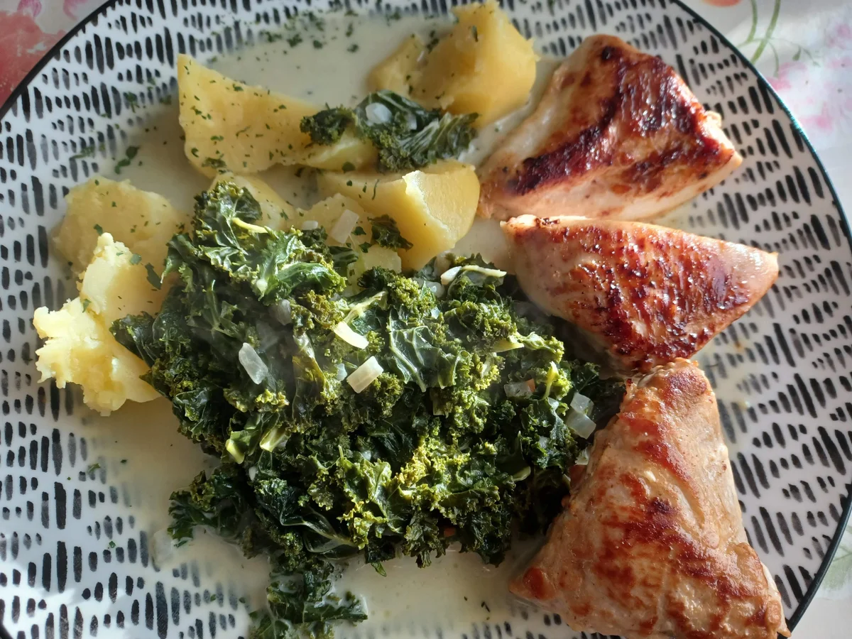 Grünkohl in Sahnesoße - Rezept - Bild Nr. 16315