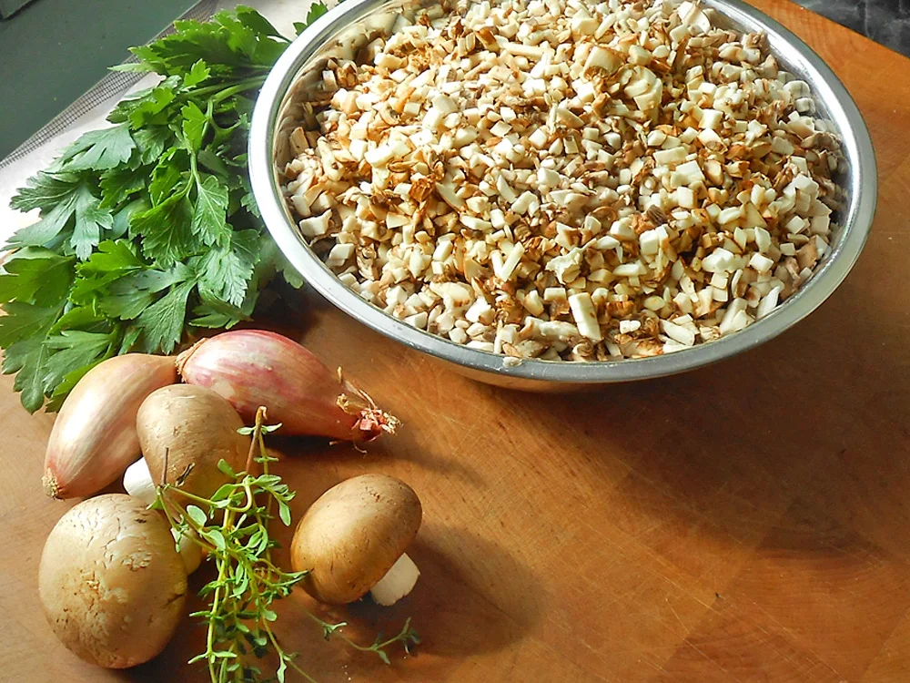 Rezept: Duxelles - Sauce Duxelles - Farce Duxelles Bild Nr. 16307 Duxelles - Sauce Duxelles - Farce Duxelles - Rezept - Bild Nr. 16307