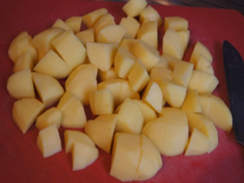 Fischstäbchen mit geschmorten Spitzkohl und Kartoffelstampf - Rezept - Bild Nr. 9