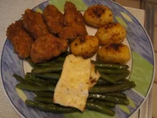 Mini-Schnitzel mit Bobby-Bohnen und Brat-Drillingen - Rezept - Bild Nr. 2