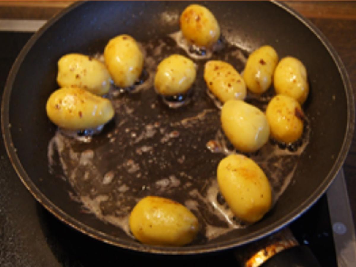 Mini Schnitzel mit Bobby Bohnen und Brat Drillingen - einfach - von MausVoh Mini Schnitzel mit Bobby Bohnen und Brat Drillingen - einfach - von MausVoh