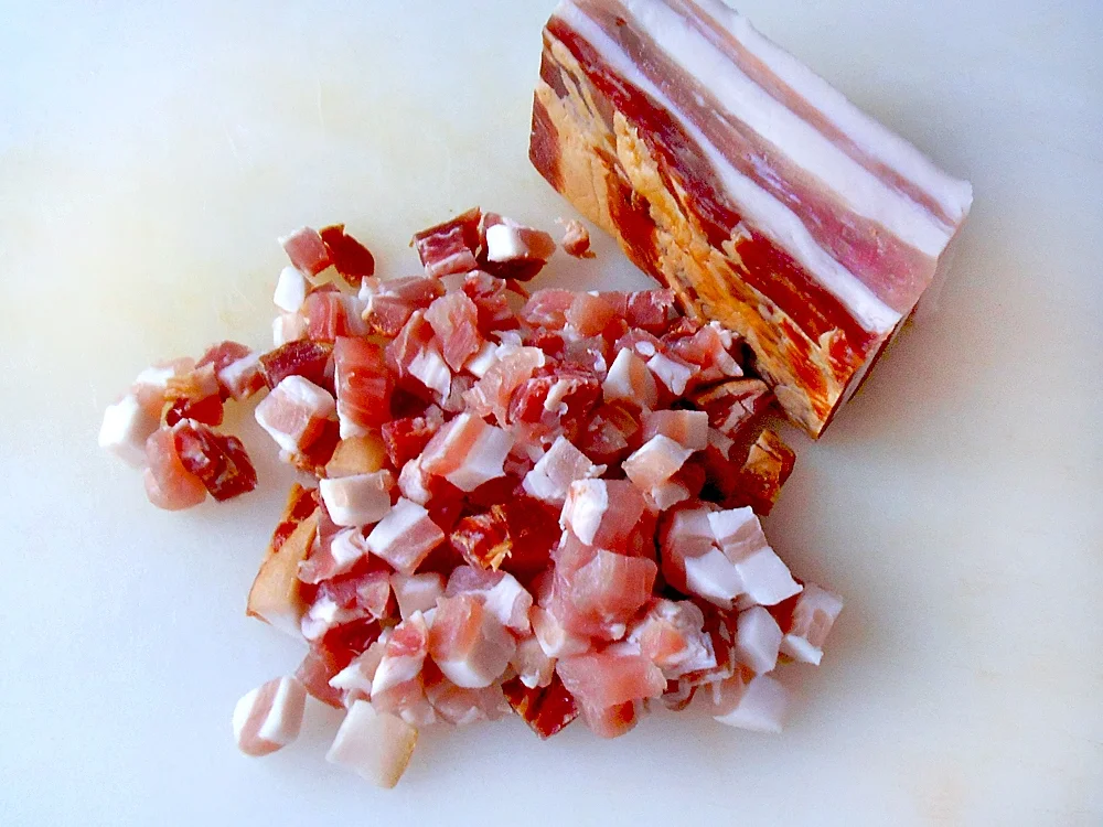 Rezept: Bohneneintopf mit Speck, Kassler und Knacker Bild Nr. 16310 Bohneneintopf mit Speck, Kassler und Knacker - Rezept - Bild Nr. 16310