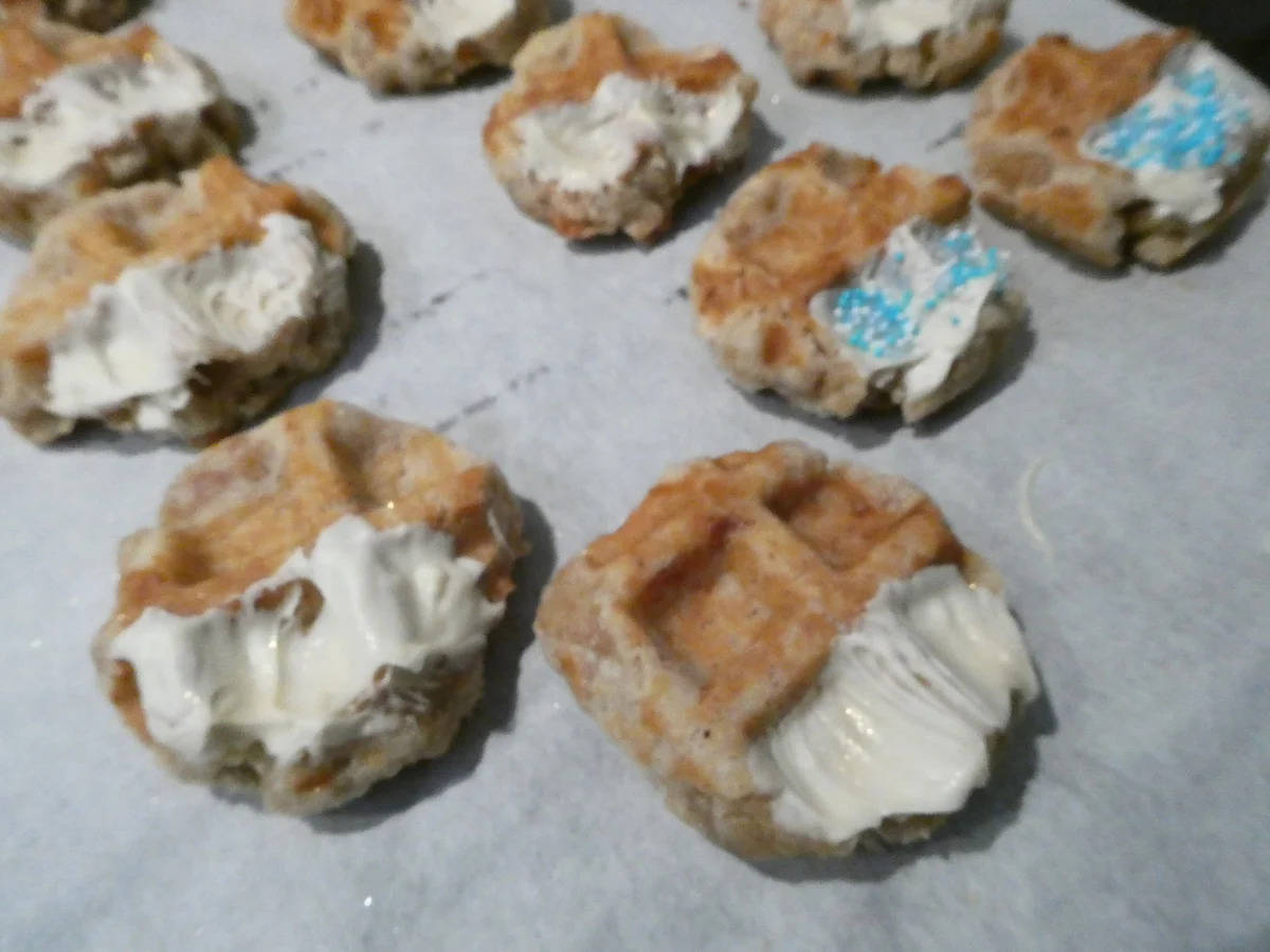 Spekulatius-Waffel-Cookies - Rezept - Bild Nr. 16317