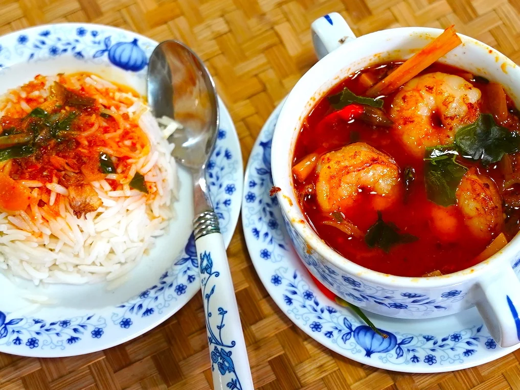 Würzige Garnelensuppe mit Basmatireis - Rezept - Bild Nr. 16309