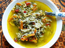 Würzige Kailan-Suppe mit Gemüse und Reis - Rezept - Bild Nr. 16314