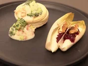 Königinnenpastete und gefülltes Chicorée-Schiffchen - Rezept - Bild Nr. 16314