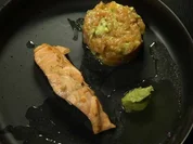 Lachstatar mit Yuzu und Miso-geflämmtes Lachsfilet - Rezept - Bild Nr. 16315