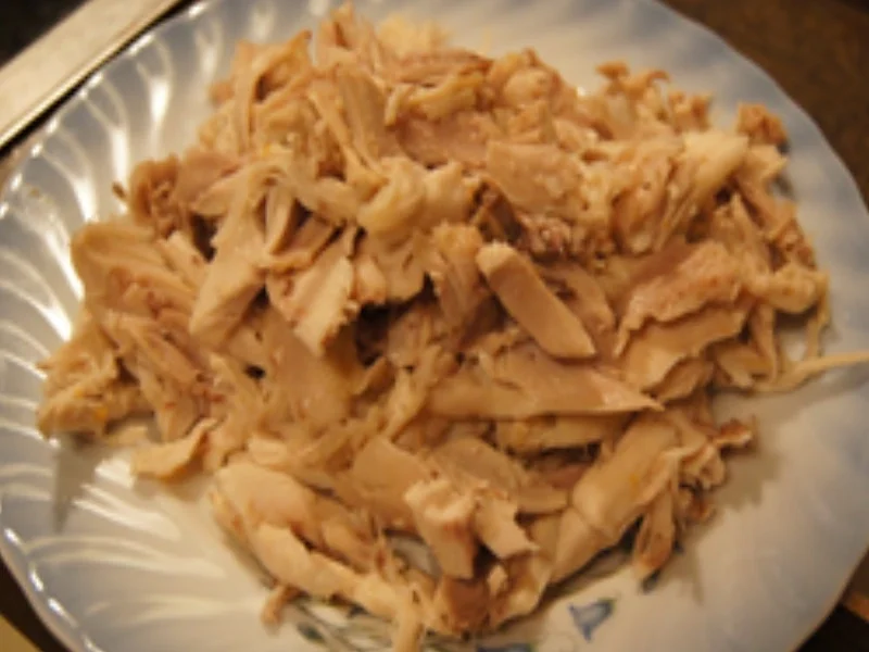 Hähnchenfleischsuppe mit Gemüse, Eierstich und Basmatireis - Rezept - Bild Nr. 16324