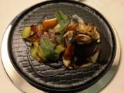 Geschmorte Kalbsbäckchen mit  Kartoffelterrine und Sellerie-Pürree - Rezept - Bild Nr. 16315