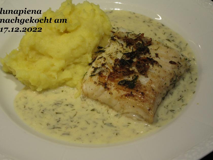 Fisch: Fischfilets in einer Zitronen-Butter-Dill-Soße - Rezept - kochbar.de