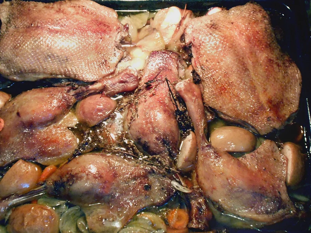 Rezept: Gänsebraten mit Orangen-Apfel-Rotkohl Bild Nr. 16334 Gänsebraten mit Orangen-Apfel-Rotkohl - Rezept - Bild Nr. 16334