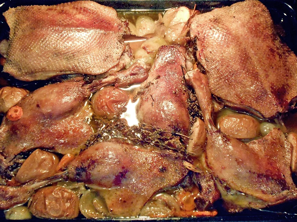 Rezept: Gänsebraten mit Orangen-Apfel-Rotkohl Bild Nr. 16335 Gänsebraten mit Orangen-Apfel-Rotkohl - Rezept - Bild Nr. 16335