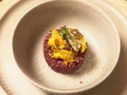 Kürbisnudeln mit Graupenrisotto und Shiitake-Pilze - Rezept - Bild Nr. 2