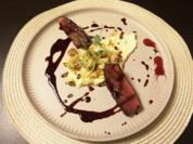 Rehrücken mit Selleriepüree und Zwetschgengel - Rezept - Bild Nr. 16331