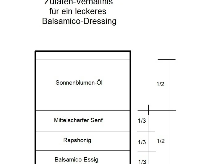 Rezept: Balsamico-Dressing Bild Nr. 16332 Balsamico-Dressing - Rezept - Bild Nr. 16332