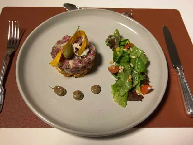 Roastbeef mit Süßkartoffeln und Knoblauchmayo - Rezept - Bild Nr. 16332