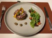 Rezept: Roastbeef mit Süßkartoffeln und Knoblauchmayo Bild Nr. 16332 Roastbeef mit Süßkartoffeln und Knoblauchmayo - Rezept - Bild Nr. 16332