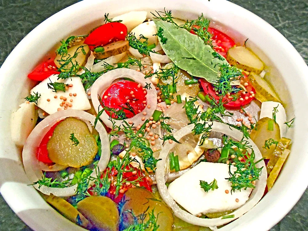 Marininierte Heringe -Gärtnerin- - Rezept - Bild Nr. 16334