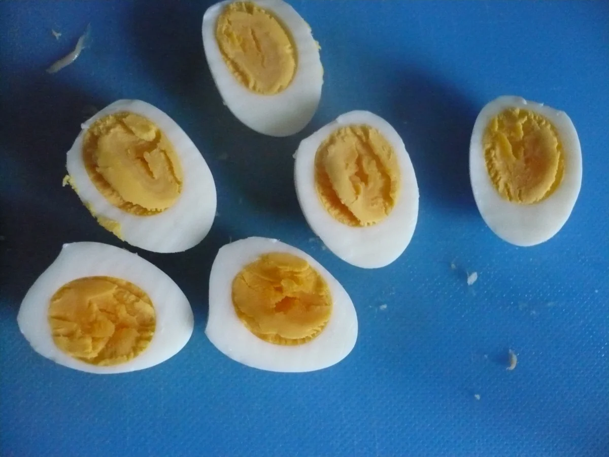 Wachtelei mit Tomatenmousse - Rezept - Bild Nr. 16337