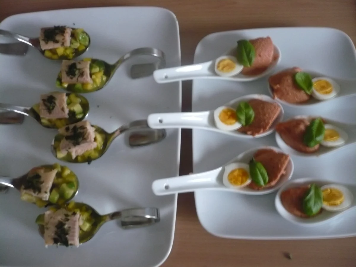 Wachtelei mit Tomatenmousse - Rezept - Bild Nr. 16338