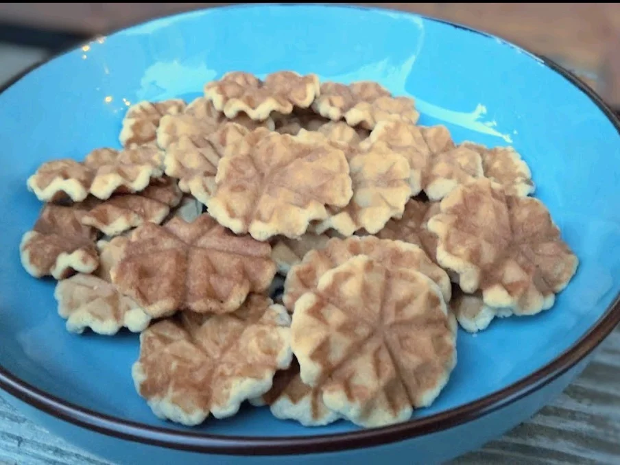 Zimt-Waffel-Plätzchen zur kochbar Challenge Dezember 2022 - Rezept - Bild Nr. 10