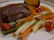 Lamm mit Kürbispüree und Gemüse - Rezept - Bild Nr. 16343