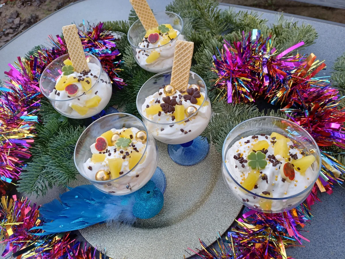 Kokos - Sahne - Dessert zur kochbar Challenge Dezember 2022 - Rezept - Bild Nr. 16345