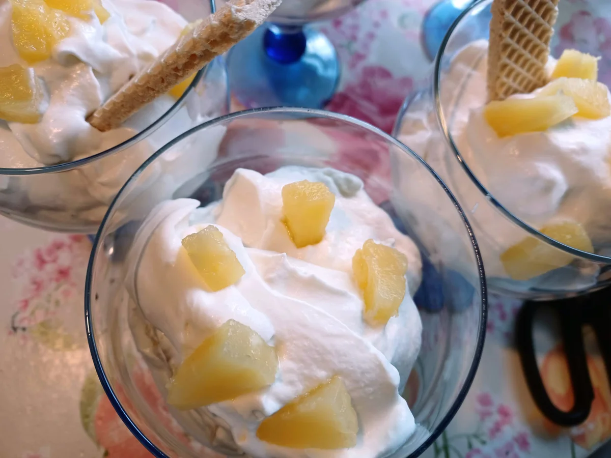 Kokos - Sahne - Dessert zur kochbar Challenge Dezember 2022 - Rezept - Bild Nr. 16350