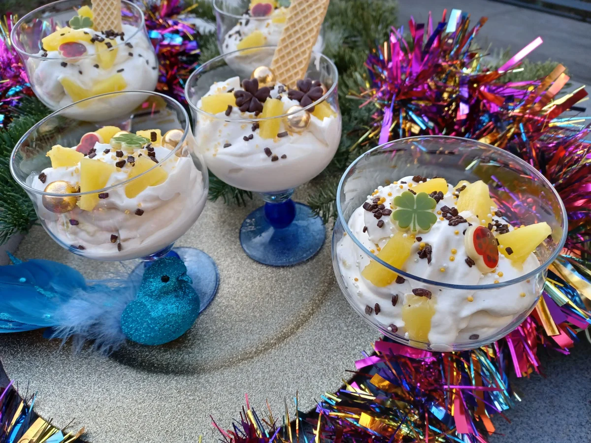 Kokos - Sahne - Dessert zur kochbar Challenge Dezember 2022 - Rezept - Bild Nr. 16352