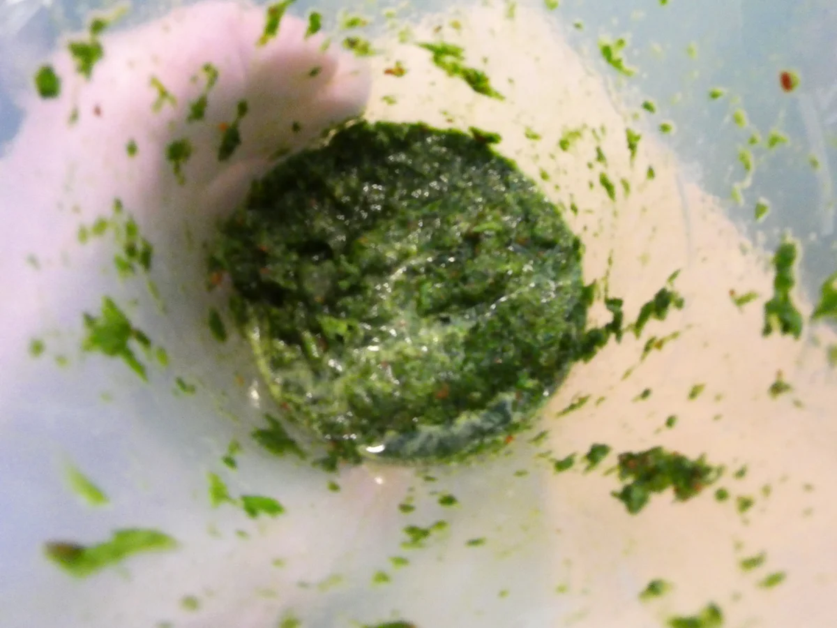 Rezept: Möhren-Mix-Kartoffel-Eintopf mit Kasseler und Petersilien-Pesto on Top Bild Nr. 16354 Möhren-Mix-Kartoffel-Eintopf mit Kasseler und Petersilien-Pesto on Top - Rezept - Bild Nr. 16354