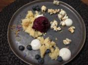 Blaubeereis und Joghurtcreme mit Schokoerde - Rezept - Bild Nr. 16344