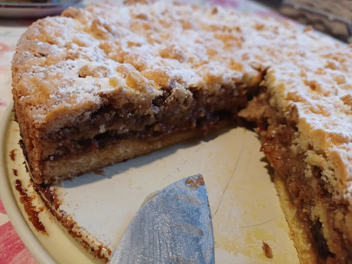 Rezept: Nusskuchen mit Pflaumenmus Bild Nr. 16358 Nusskuchen mit Pflaumenmus - Rezept - Bild Nr. 16358