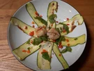 Rezept: Gebratene Muschel auf scharfem Zucchini-Salat Bild Nr. 2 Gebratene Muschel auf scharfem Zucchini-Salat - Rezept - Bild Nr. 2